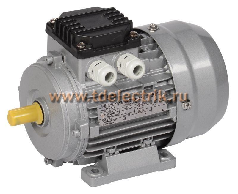 Фотография №1, Электродвигатель АИР DRIVE 3ф АИР 56A2 380В 0,18кВт 3000об/мин 1081 IEK