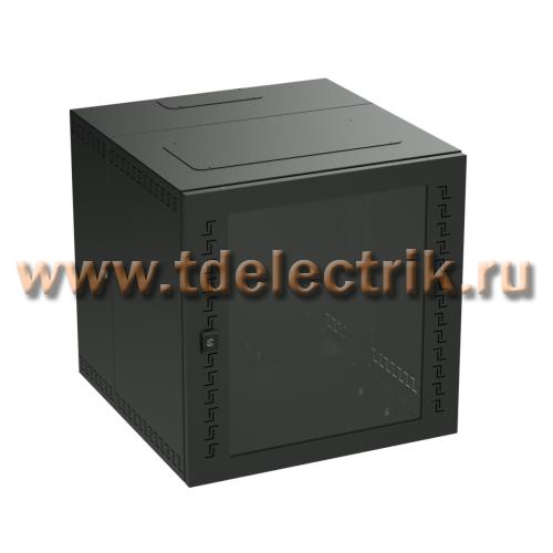 Фотография №1, Шкаф телекоммуникационный навесной 12U 600х600х650 дверь стекло RAL9005