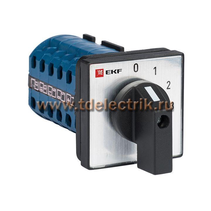 Фотография №1, Переключатель кулачковый ПК-1-103 32А 3P «0-1-2-3» EKF PROxima