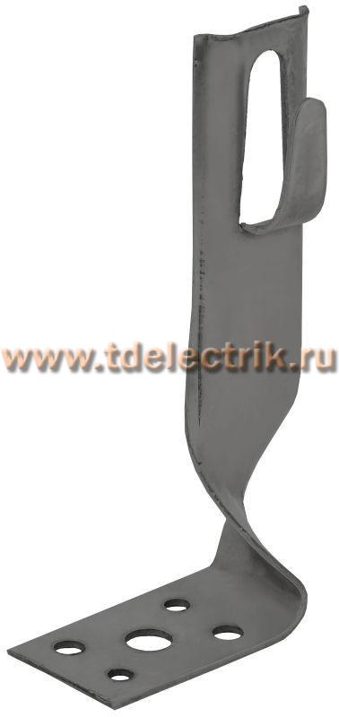 Фотография №1, Держатель проводника кр. 6-8мм угл. скр. h=140мм оц. сталь TD IEK