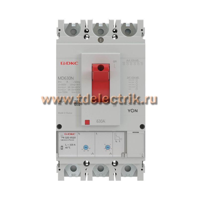 Фотография №1, Авт. выкл. YON MD630N-TM400 3P 400А 40kA Ir 0.7…1xIn Ii 5…10xIn