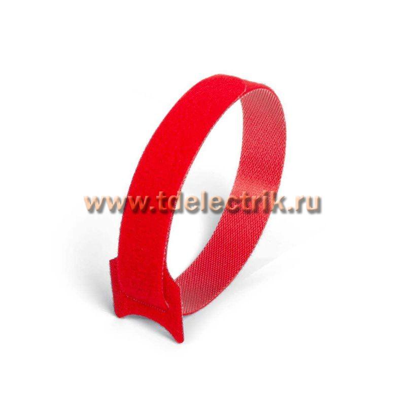 Фотография №1,  Стяжка-велькро КСВ 16х310 (красн) (Fortisflex)
