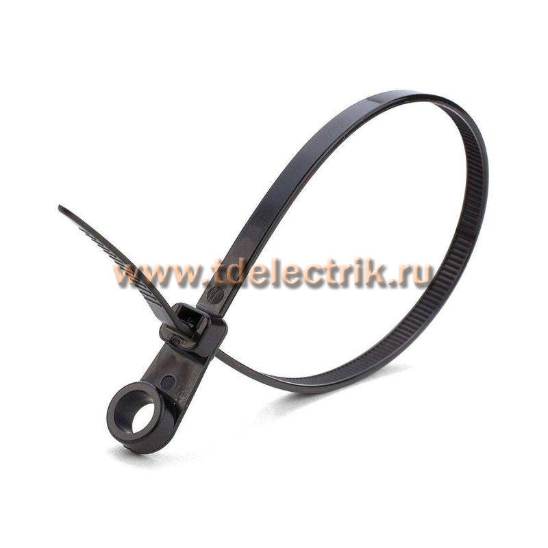 Фотография №1,  Стяжка нейлоновая КСО 4х150 (черн) (100шт) (Fortisflex)