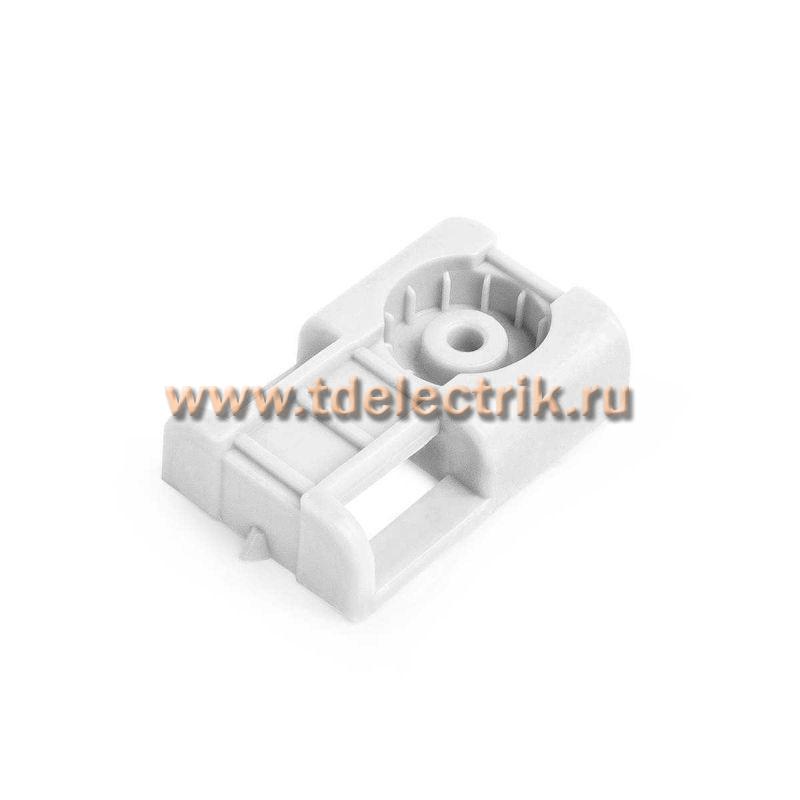 Фотография №1,  Площадка под монтажный пистолет ПМОп 29х20 (бел) (100шт.) (Fortisflex)