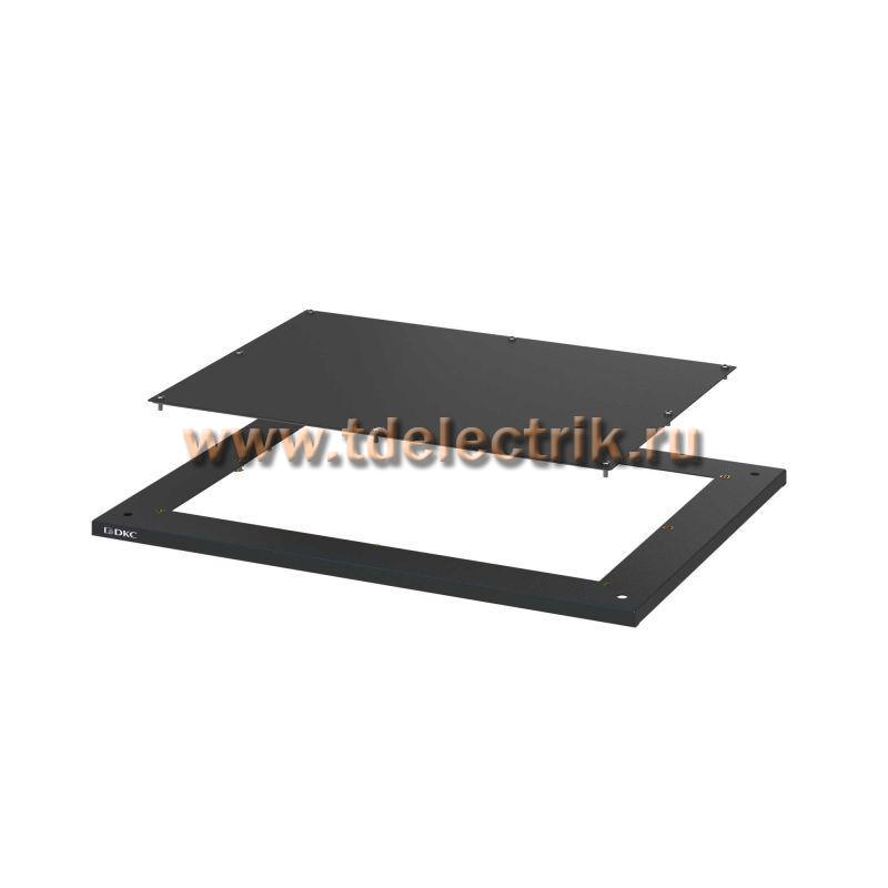 Фотография №1, Комплект крыши с фланцем черные RAL9005 ШхГ 1000x600 мм RAM power