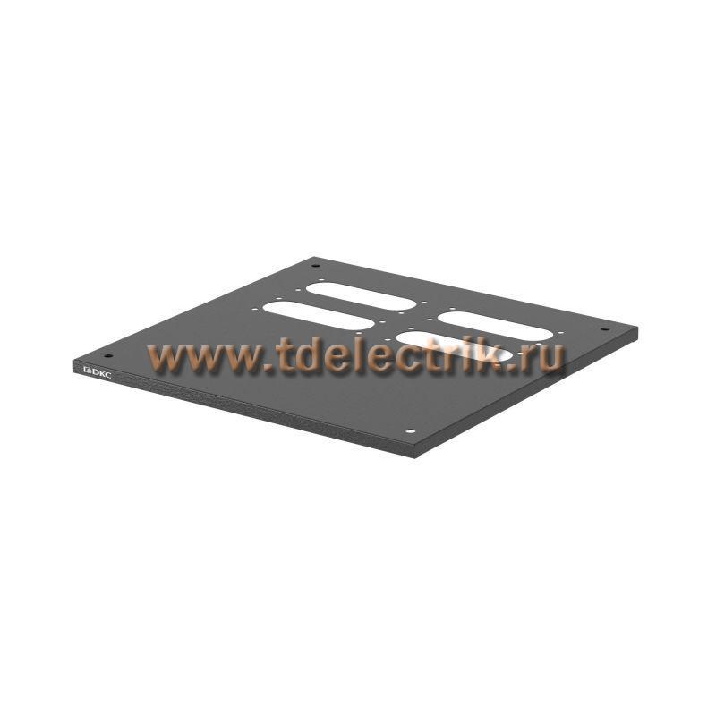 Фотография №1, Верхняя панель под фланец FL21 черная RAL9005 600x400 мм RAM power