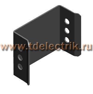 Фотография №1, Hyperline TB2-KIT-RAL9004 Комплект для скрепления шкафов серии TTB, TTR между собой (4 скобы + 16 винтов), цвет черный (RAL 9004)