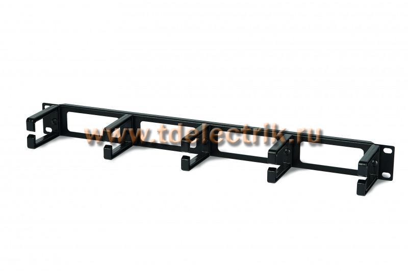 Фотография №1, Hyperline CM-1U-PL Кабельный организатор с пластиковыми кольцами 70x44 мм, 19
