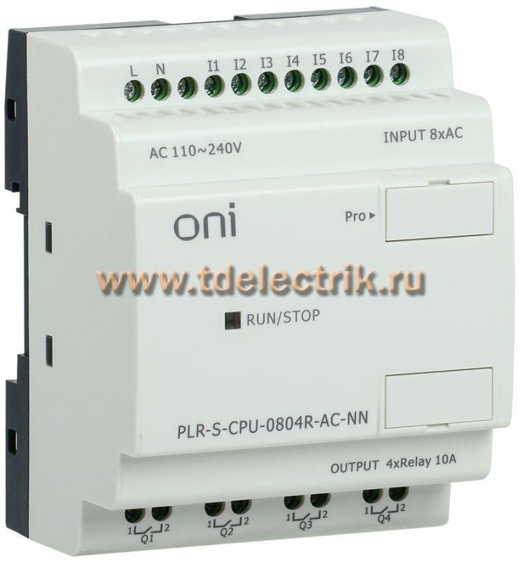 Фотография №1, Логическое реле PLR-S. CPU0804(R) 220В AC без экрана ONI