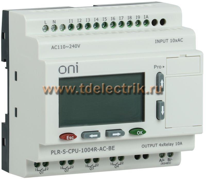 Фотография №1, Логическое реле PLR-S. CPU1004(R) 220В AC с экраном ONI