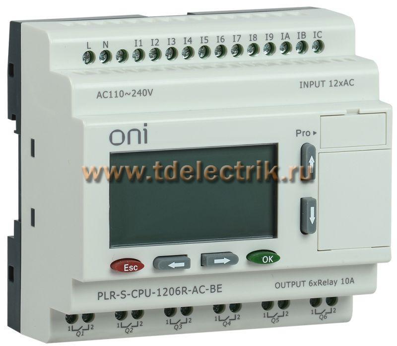 Фотография №1, Логическое реле PLR-S. CPU1206(R) 220В AC с экраном ONI
