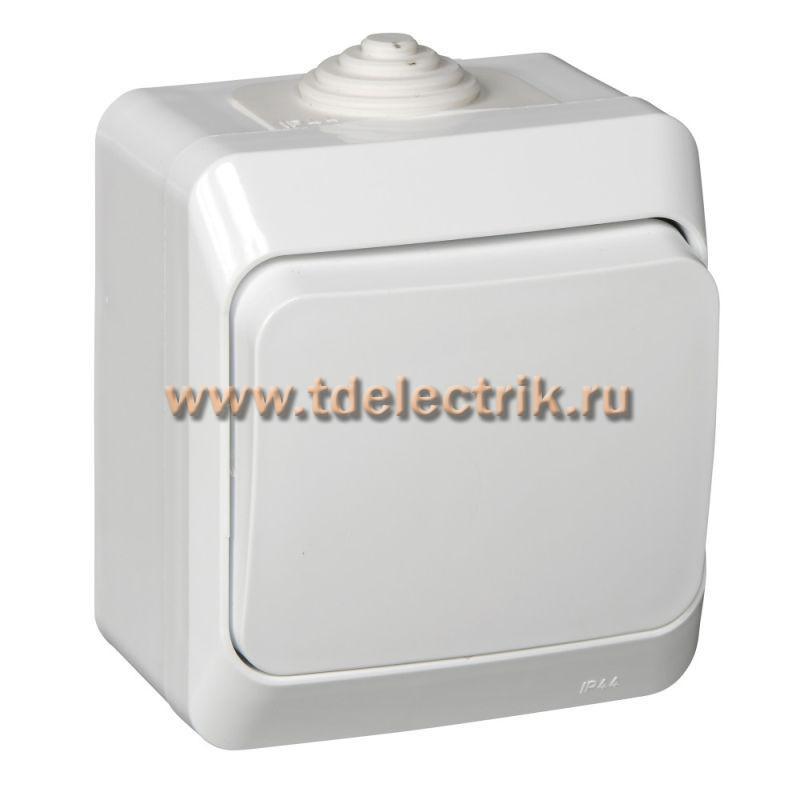 Фотография №1, ЭТЮД IP44 О/У 1-клавишный ВЫКЛЮЧАТЕЛЬ 10 АХ, БЕЛЫЙ, Россия