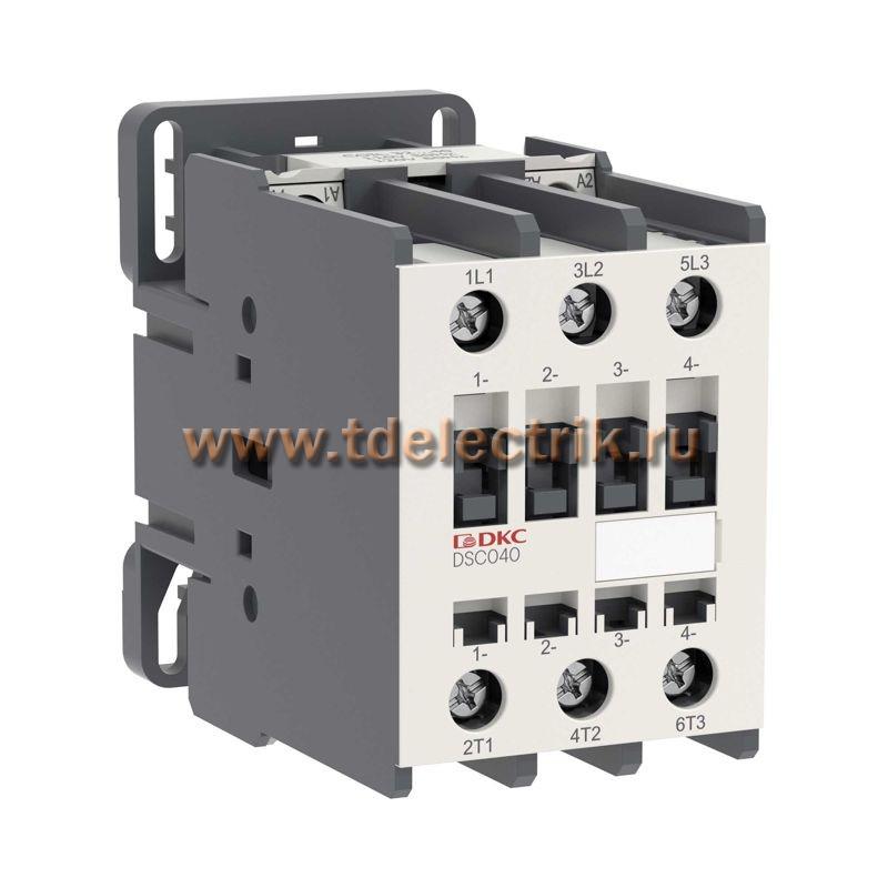 Фотография №1, Магнитный контактор YON DSC040 40A 18,5кВт AC3 3P кат.220В AC