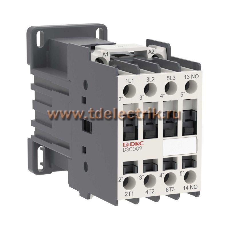 Фотография №1, Магнитный контактор YON DSC009 9A 4кВт AC3 3P кат.48В DC 1НО