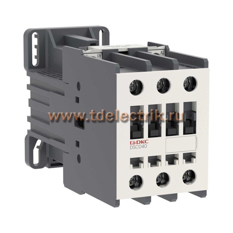 Фотография №1, Магнитный контактор YON DSC040 40A 18,5кВт AC3 3P кат.24В DC