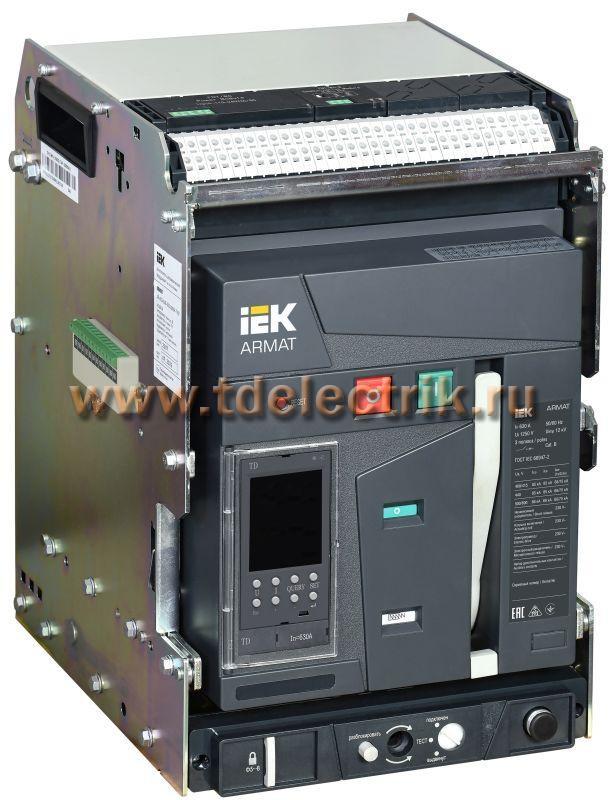 Фотография №1, ARMAT AR-A2S TD06 3P W HR/VR Выключатель автоматический воздушный с акс. IEK