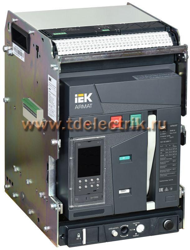 Фотография №1, ARMAT AR-A2S TD10 3P W HR/VR Выключатель автоматический воздушный с акс. IEK
