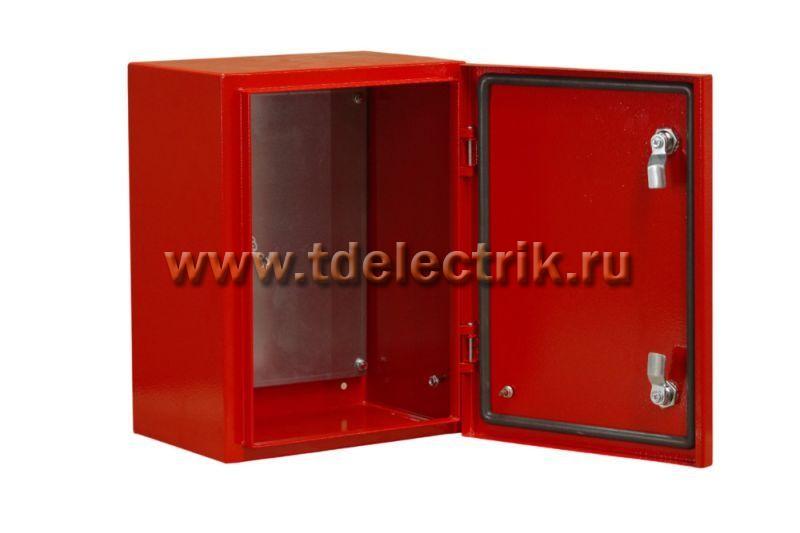 Фотография №1, Корпус металлический ЩРНМ (ЩМП) IP55 300х300х200 RAL3020