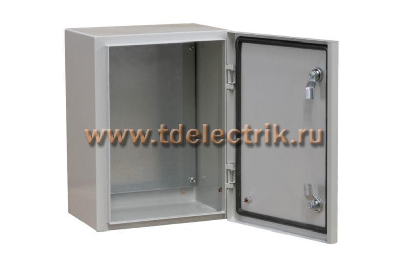 Фотография №1, Корпус металлический ЩРНМ (ЩМП) IP55 400х300х150 RAL7035