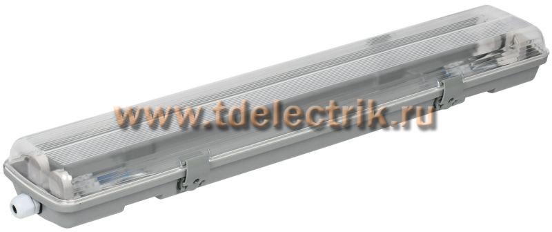 Фотография №1, Светильник ДСП 2102 под LED лампу 2хT8 600мм IP65 IEK