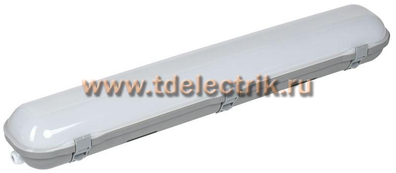 Фотография №1, Светильник ДСП 1327 20Вт 6500К IP65 600мм пласт. серый IEK