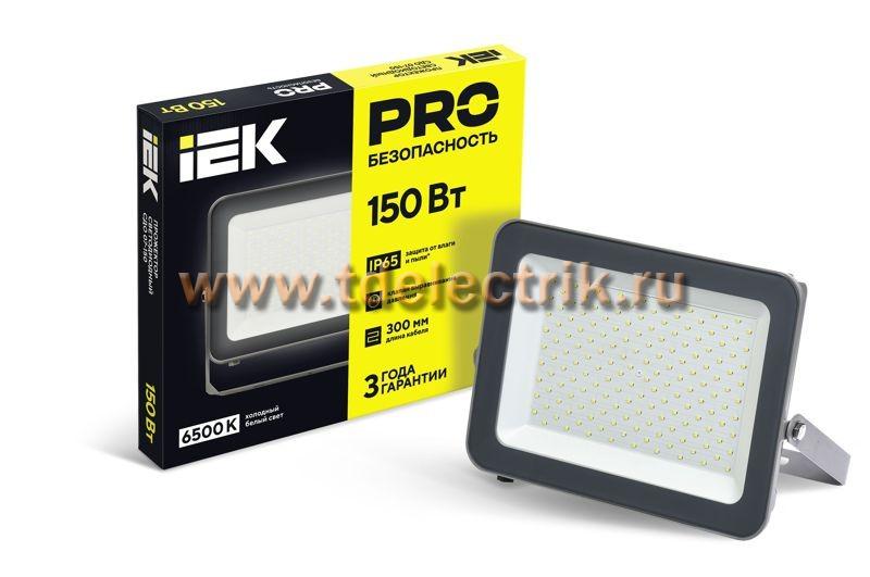 Фотография №1, Прожектор СДО 07-150 светодиодный серый IP65 IEK