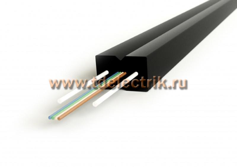 Фотография №1, Hyperline FO-FTTH-IN-9S-8-LSZH-BK Кабель волоконно-оптический 9/125 (SMF-28 Ultra) одномодовый, 8 волокон, самонесущий, со свободно уложенными волокнами (FTTH), гибкий, для внутренней прокладки, LSZH, –40°C – +70°C, черный