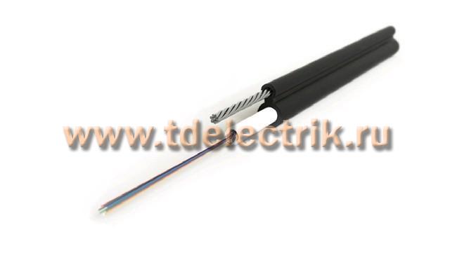 Фотография №1, Hyperline FO-SST-OUT-9S-8-PE-BK Кабель волоконно-оптический 9/125 (SMF-28 Ultra) одномодовый, 8 волокон, одномодульный (single loose tube), со свободными волокнами, гелезаполненный, с металлическим тросом (2.2 мм), внешний, PE, -60°С - +70°С, черный