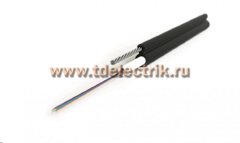 Фотография №1, Hyperline FO-SST-OUT-50-8-PE-BK Кабель волоконно-оптический 50/125 (OM2) многомодовый, 8 волокон, одномодульный (single loose tube), со свободно уложенными волокнами, гелезаполненный, с металлическим тросом (2.2 мм), внешний, PE, -60°С - +70°С, черны