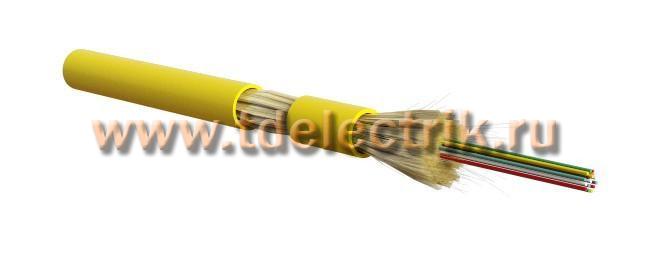 Фотография №1, Hyperline FO-MC3-IN-9S-12-LSZH-YL Кабель волоконно-оптический 9/125 (SMF-28 Ultra) одномодовый, для патч-кордов и кабельных сборок с коннекторами MPO/MTP, 12 волокон, для внутренней прокладки, LSZH, нг(А)-HF, 0°C - +70°C, 3.0 мм, желтый