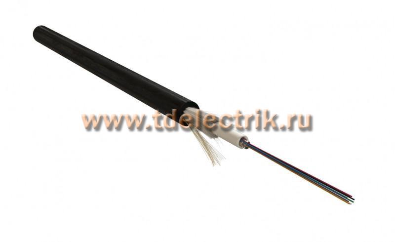 Фотография №1, Hyperline FO-ST-OUT-503-8-PE-BK Кабель волоконно-оптический 50/125 (OM3) многомодовый, 8 волокон, армированный стекловолокном, волокна в оптическом модуле с гидрофобным гелем (loose tube), для внешней прокладки, PE, -40°С - +70°С, черный