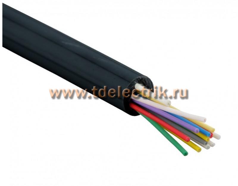 Фотография №1, Hyperline FO-DPE-IN/OUT-9S-8-LSZH-BK Кабель волоконно-оптический 9/125 (SMF-28 Ultra) одномодовый, 8 волокон, плотное буферное покрытие (tight buffer), внутренний/внешний, самонесущий, со свободно уложенными волокнами (FTTH), LSZH, –40°C – +60°C, чер