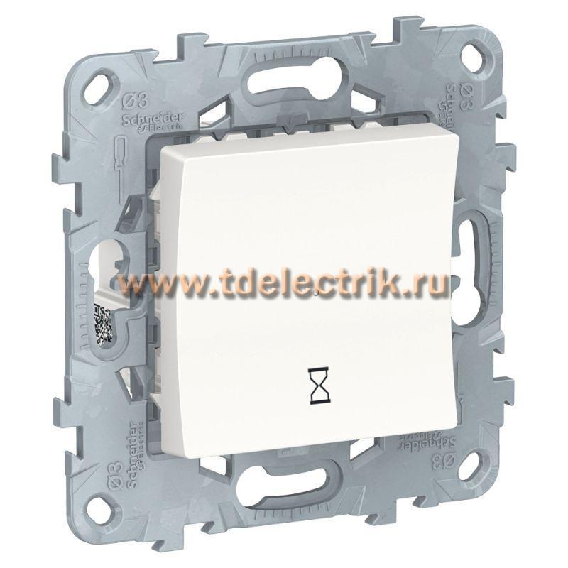 Фотография №1, UNICA NEW таймер нажимной, 10А, белый