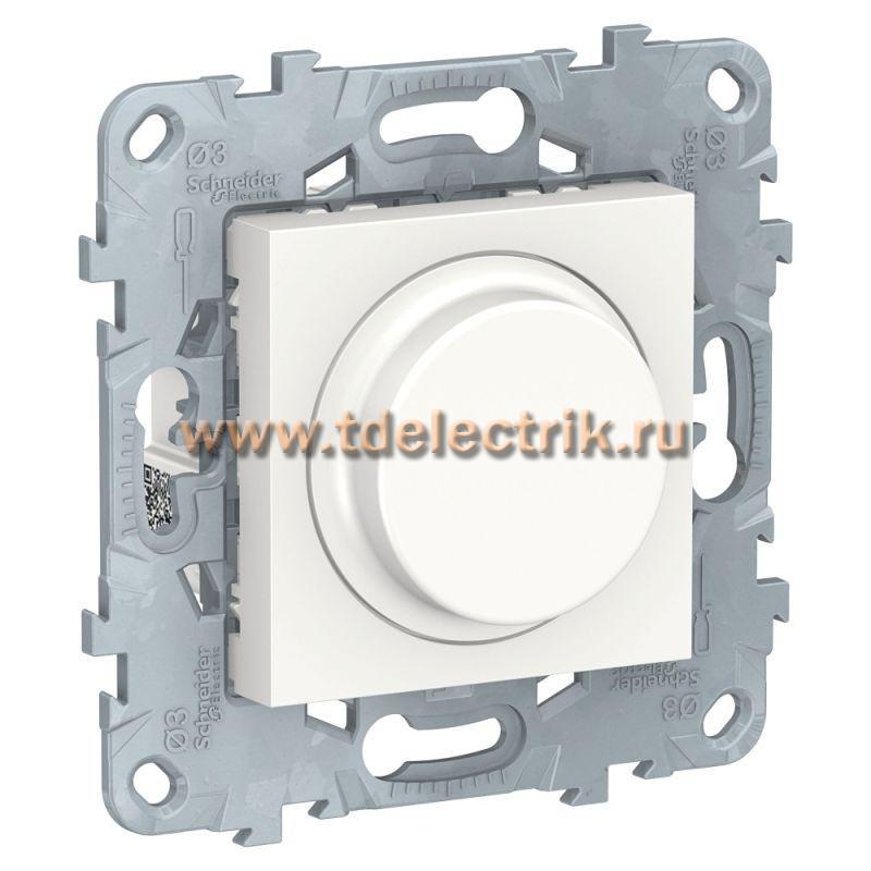 Фотография №1, UNICA NEW LED СВЕТОРЕГУЛЯТОР повор-наж, универсальный 5-200Вт, белый