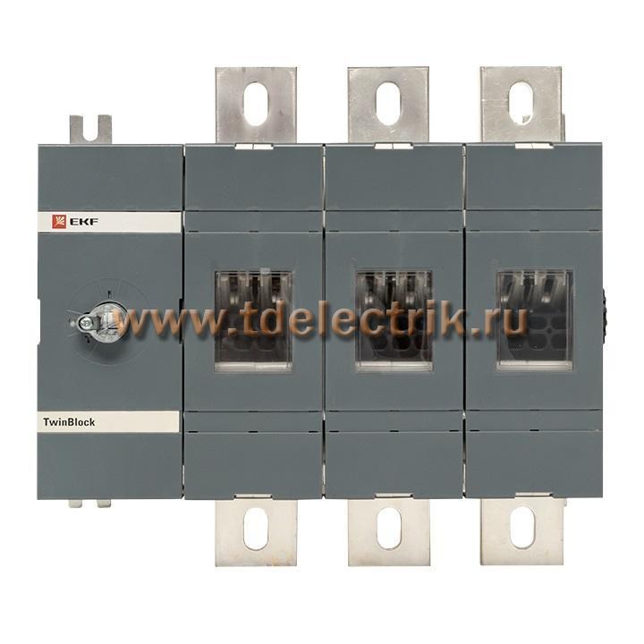 Фотография №1, Рубильник 1600A 3P без рукоятки управления TwinBlock EKF PROxima