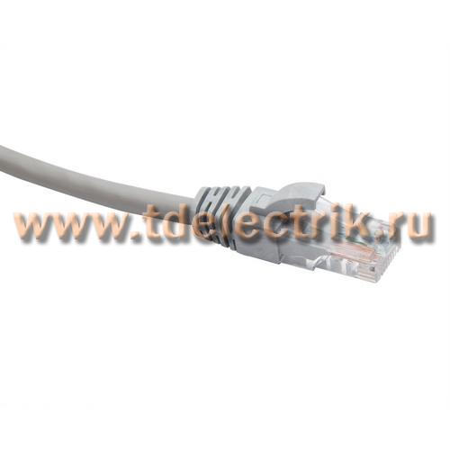 Фотография №1, Коммутационный шнур U/UTP категория 5e, 110-RJ45, LSZH нг(А)-HF 1,0 м, серый