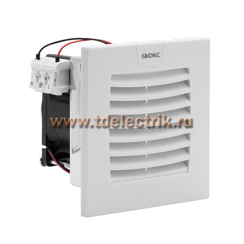 Фотография №1, Вентилятор с фильтром ЭМС 24 м3/ч, 115В AC, 120х120 мм, IP54