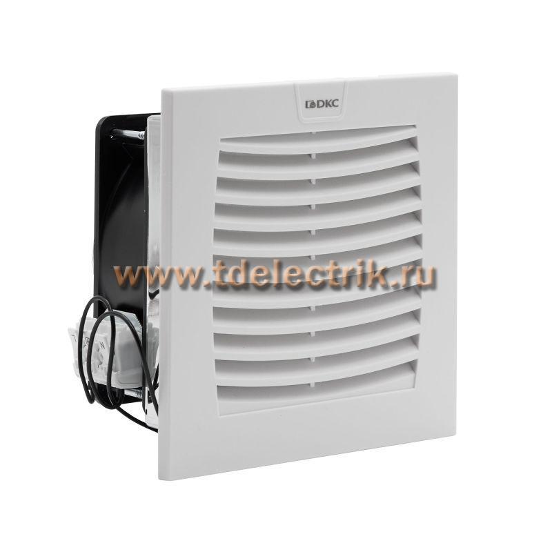 Фотография №1, Вентилятор с фильтром ЭМС 100 м3/ч, 400В AC, 152х152 мм, IP54