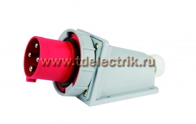 Фотография №1, Вилка стационарная 3Р+РЕ 16А 380В IP67 ВС-103