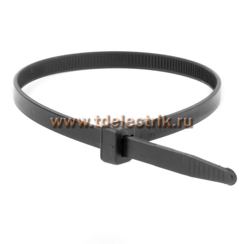 Фотография №1, Хомут PL6.6 черный 4,8х200 (упак. 100 шт)