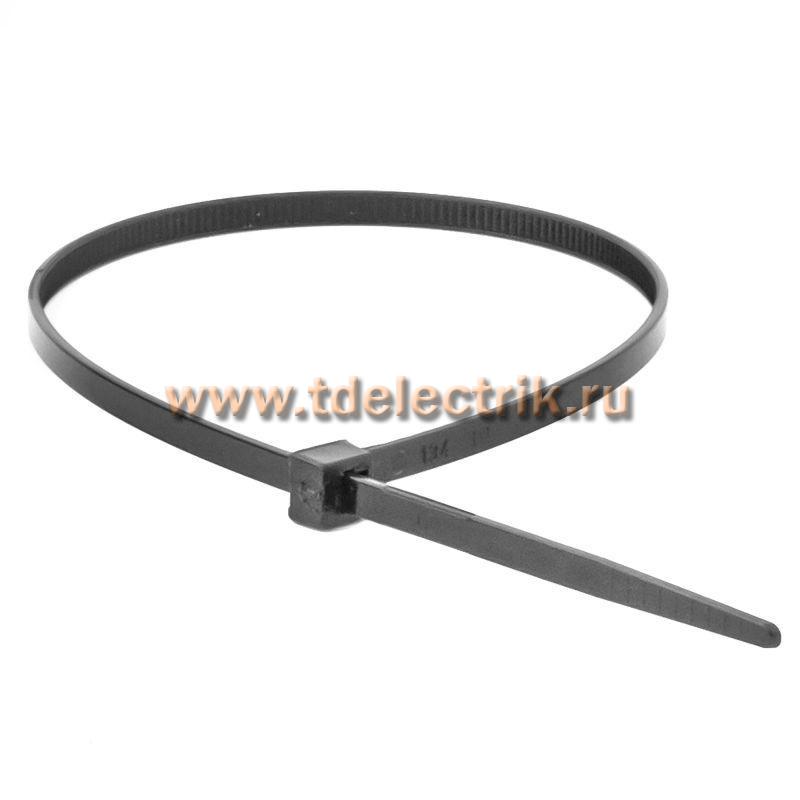 Фотография №1, Хомут PL6.6 черный 3,6х200 (упак. 100 шт)