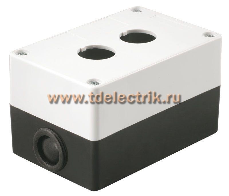 Фотография №1, Корпус КП 102 2-м. бел. для кнопок ИЭК BKP10-2-K01