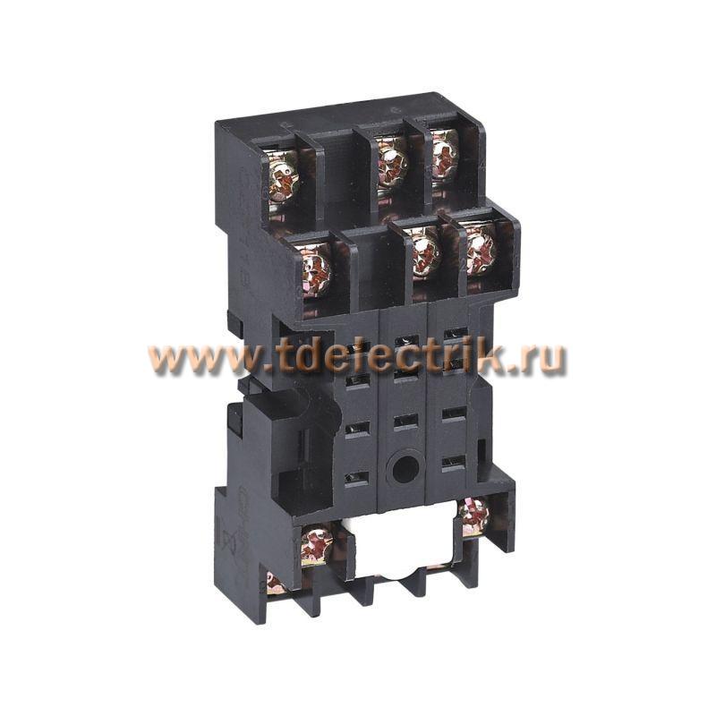 Фотография №1, Колодка CZY14А-E для реле JZX-22F(B)/4Z,NJX-13FW(B)/4ZS 4 контакта (R)
