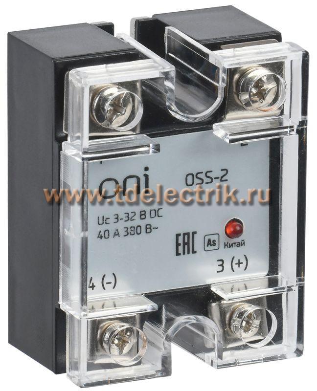 Фотография №1, Реле твердотельное OSS-2 40А 380В AC 3-32В DC ONI