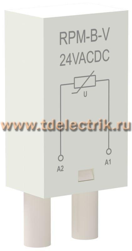 Фотография №1, Модуль защиты для реле варистор 24В ACDC ONI