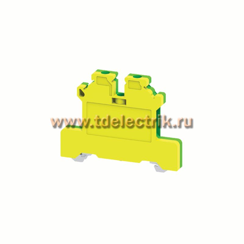 Фотография №1, Клемма заземляющая винтовая OptiClip CGT-4-PE-(0,2-4)
