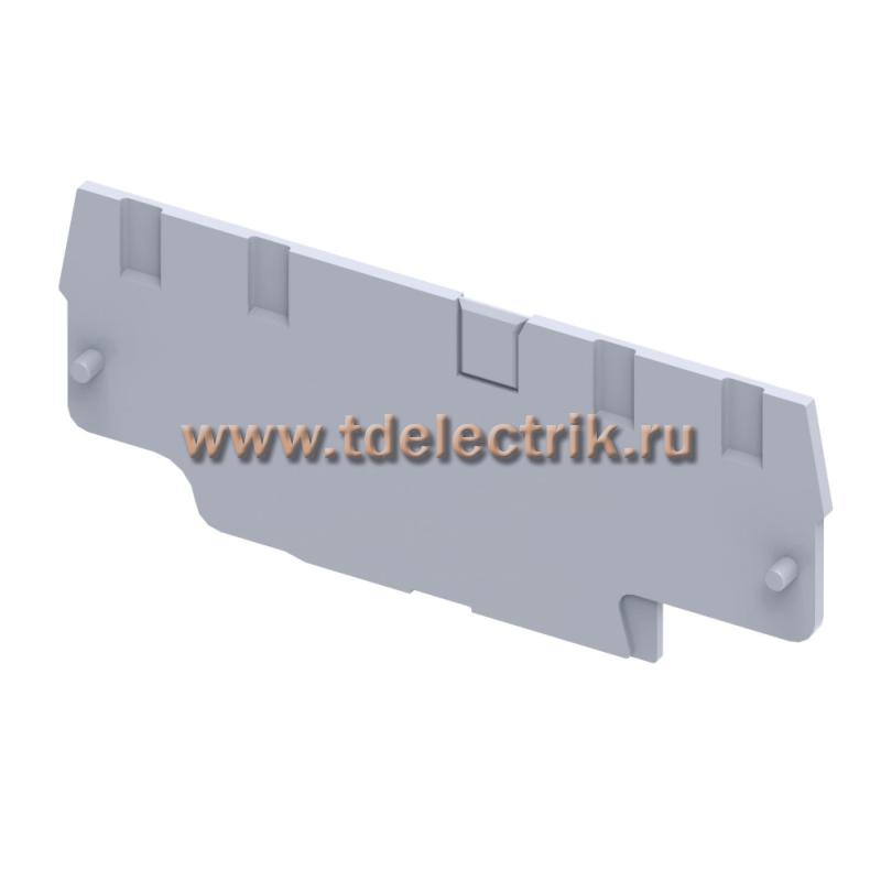 Фотография №1, Крышка концевая для клеммы проходной OptiClip EPCX2.5/4-QUATTRO сер.