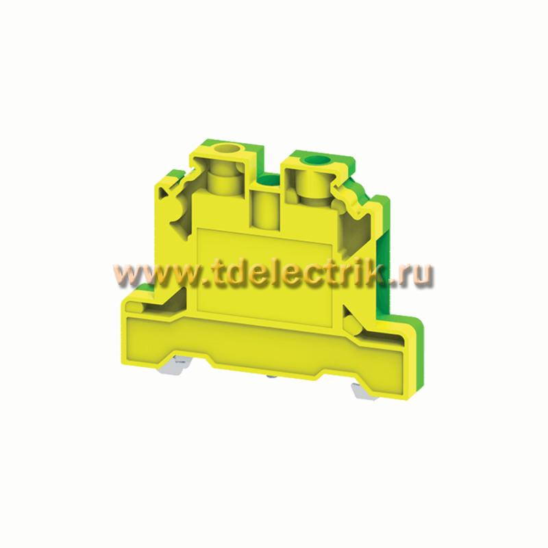 Фотография №1, Клемма заземляющая винтовая OptiClip CGT-6-PE-(0,2-6)