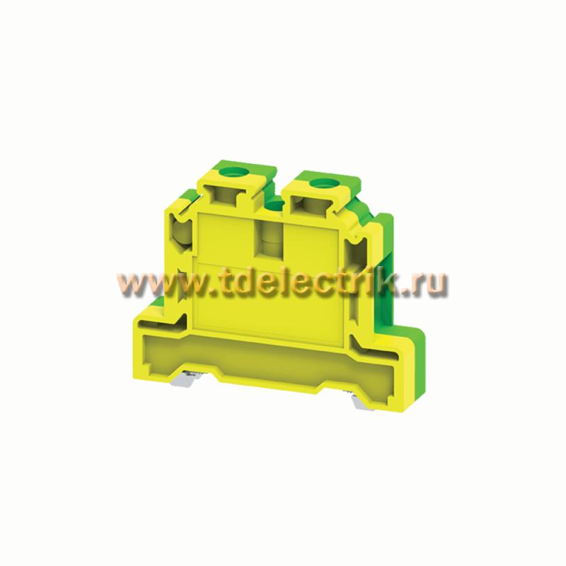 Фотография №1, Клемма заземляющая винтовая OptiClip CGT-16-PE-(0,2-16)
