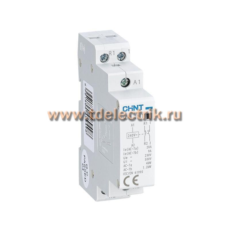 Фотография №1, Контактор модульный NCH8-20/11 20А 1НЗ+1НО AC220/230В, 50Гц (R)